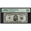 Image 1 : 1934B $5 STAR Silver Certificate PMG 35EPQ