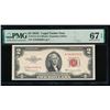 Image 1 : 1953C $2 Legal Tender Note PMG 67EPQ