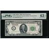 Image 1 : 1928A $100 San Francisco FRN PMG 63EPQ