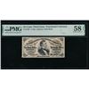 Image 1 : 25 Cent Third Issue Fractional PMG 58EPQ