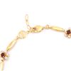 Image 2 : Plated 18KT Yellow Gold 0.92ctw Garnet and Diamond Bracelet