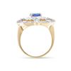 Image 4 : 14KT Yellow Gold 1.75ct Tanzanite and Diamond Ring