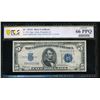 Image 1 : 1934A $5 Silver Certificate PCGS 66PPQ