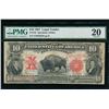 Image 1 : 1901 $10 Bison Legal Tender Note PMG 20