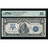 1899 $5 Chief Silver Certificate PMG 45