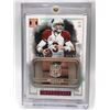 Image 1 : 2016 PANINI IMPECCABLE #1 CARSON PALMER WITH 1 TROY OUNCE SILVER BAR NUMBERED 3/8