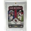 Image 2 : 2022 PANINI XR #TM-29 TEAM MATERIALS KYLER MURRAY AND MARQUISE BROWN