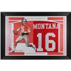 Image 1 : Joe Montana Authentic Signed One of One Jersey Framed Display JSA