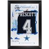 Image 1 : Dak Prescott Authentic Signed One of One Jersey Framed Display BECKETT AUTHENTICATED