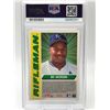 Image 2 : 1991 SCORE NO.412 BO JACKSON PSA GRADED 8