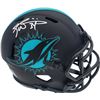 Image 1 : RICKY WILLIAMS SIGNED MIAMI DOLPHINS BLACK MINI HELMET (BECKETT COA)