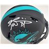 Image 2 : RICKY WILLIAMS SIGNED MIAMI DOLPHINS BLACK MINI HELMET (BECKETT COA)