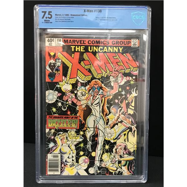 MARVEL COMICS NO.130 THE UNCANNY XMEN CBCS GRADED 7.5