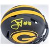 Image 2 : JORDAN LOVE SIGNED GREEN BAY PACKERS MINI HELMET (BECKETT COA)