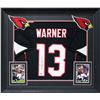 Image 1 : Kurt Warner Authentic Signed Black Pro Style Framed Jersey BECKETT AUTHENTICATED