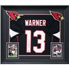 Image 1 : Kurt Warner Authentic Signed Black Pro Style Framed Jersey BECKETT AUTHENTICATED