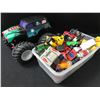 Image 1 : LARGE LOT OF HOT WHEELS AND GRAVE DIGGER CAR LOT