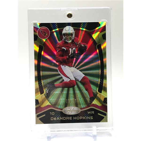 2021 PANINI CERTIFIED NO.89 DEANDRE HOPKINS 3/15