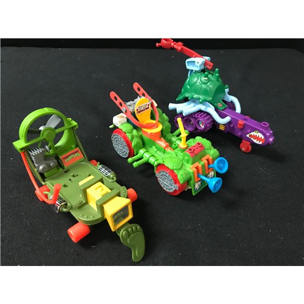 LOT OF TEENAGE MUTANT NINGA TURTLES VEHICLES