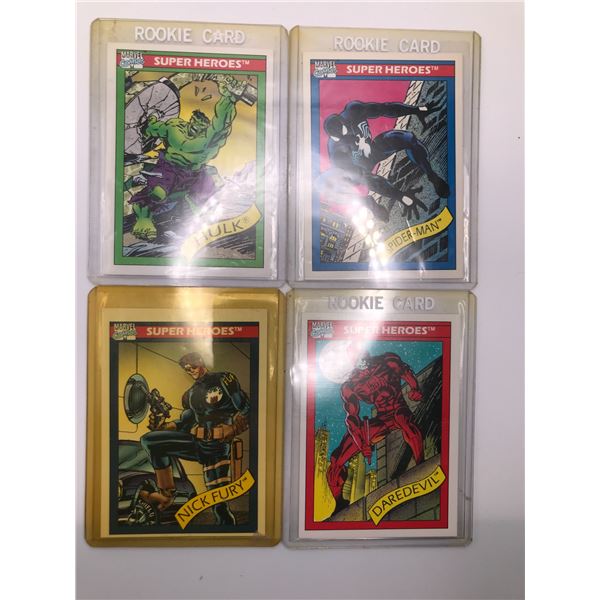 1990 MARVEL TRADING CARD  ROOKIE CARD LOT