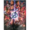 Image 1 : MARVEL AVENGERS END GAME CAST SIGNED MOVIE POSTER 24 X 36 (RA COA)