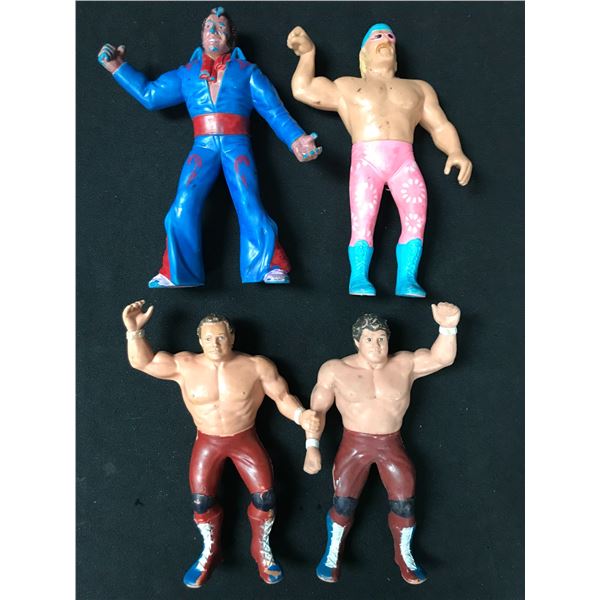 LOT OF VINTAGE LJN WRESTLING FIGURES