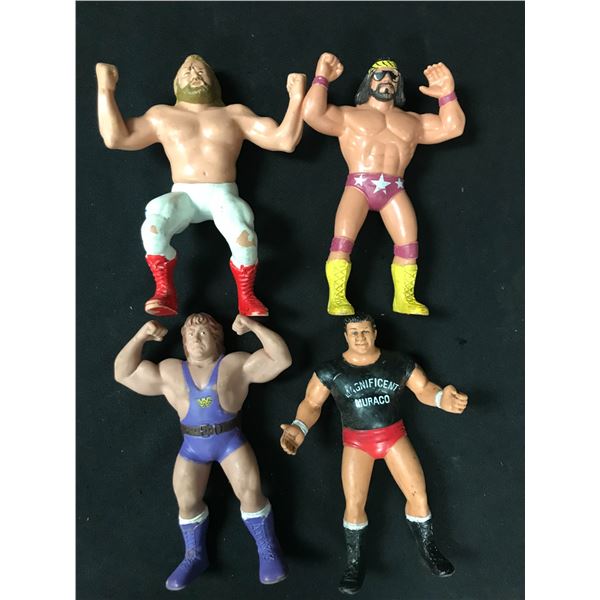 LOT OF VINTAGE LJN WRESTLING FIGURES