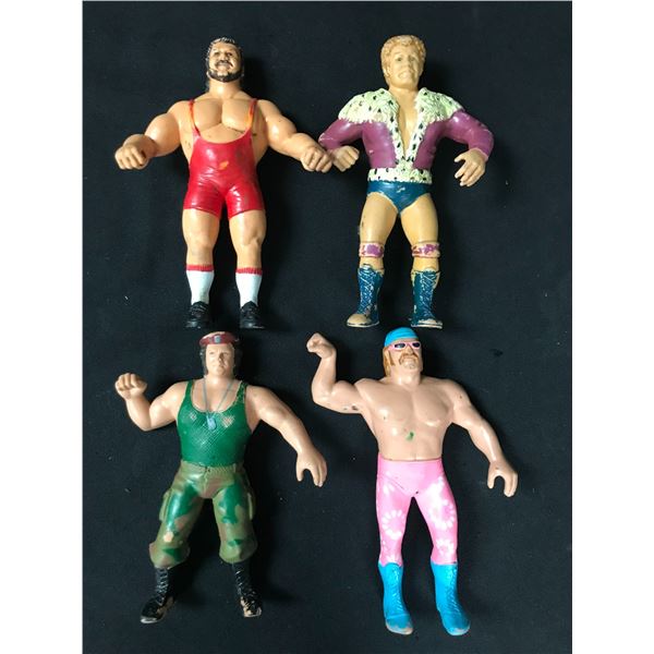 LOT OF VINTAGE LJN WRESTLING FIGURES