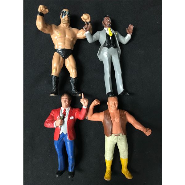 LOT OF VINTAGE LJN WRESTLING FIGURES