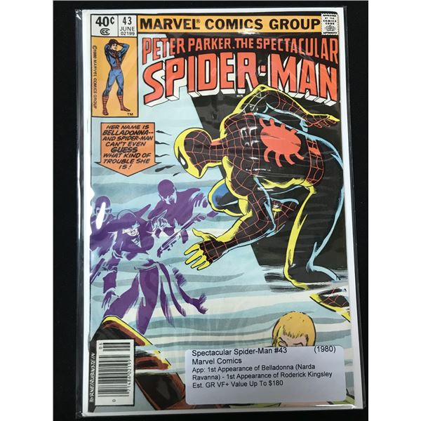 MARVEL COMICS NO.43 THE SPECTACULAR SPIDERMAN (1980)