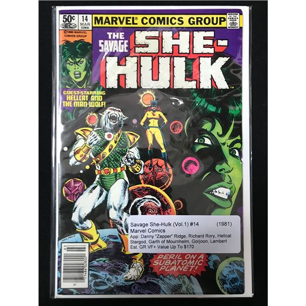 MARVEL COMICS NO.14 THE SAVAGE SHE-HULK