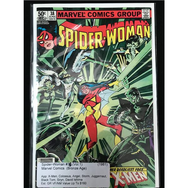 MARVEL COMICS NO.38 SPIDERWOMAN (BRONZE AGE)