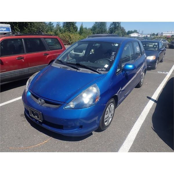 2007 Honda Fit Speeds Auto Auctions