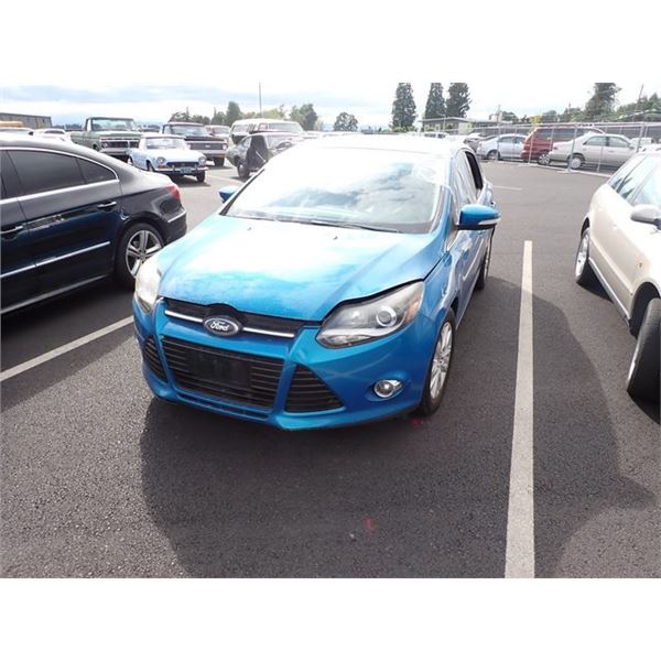 2012 Ford Focus RUNS WITH MECHANICAL PROBLEMS Speeds Auto Auctions
