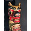 Image 2 : BEAUTIFULLY CARVED AND PAINTED TOTEM POLE BY XUUJ STAANG (BEAR PAW)