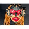 Image 2 : BEAUTIFULLY CARVED AND PAINTED BUCWUS MASK BY XUUJ STAANG (BEAR PAW)