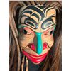 Image 3 : BEAUTIFULLY CARVED AND PAINTED PORTRAIT MASK BY XUUJ STAANG (BEAR PAW)