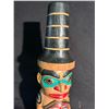 Image 2 : BEAUTIFULLY CARVED AND PAINTED TOTEM POLE BY XUUJ STAANG (BEAR PAW)