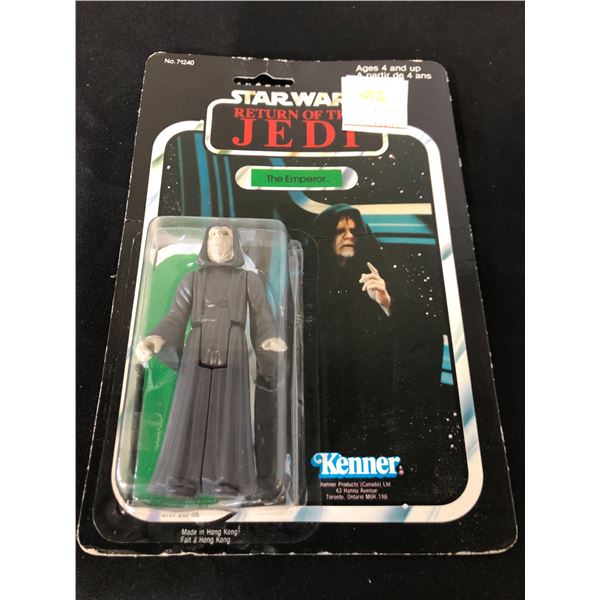 KENNER CANADA STARWARS NO. 71240 RETURN OF THE JEDI THE EMPEROR ACTION FIGURE SEALED IN BOX