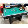 Image 2 : HATHAWAY BLUEWAVE MODEL BG2404PG BUMPER POOL TABLE 39"W X 54"L X 31"H