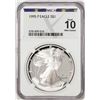 Image 1 : 1995-P $1 Proof American Silver Eagle Coin NGCX Proof 10 Ultra Cameo