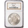 Image 1 : 1880-CC $1 Morgan Silver Dollar Coin NGC MS63