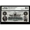 Image 1 : 1860's $1 Bank of America Providence, RI Remainder Note PMG Choice Uncirculated 64EPQ