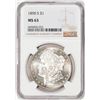 Image 1 : 1890-S $1 Morgan Silver Dollar Coin NGC MS63