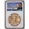 Image 1 : 2022 $50 American Gold Eagle Coin NGC MS70 FDOI Reagan Presidential Series Signature