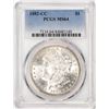 Image 1 : 1882-CC $1 Morgan Silver Dollar Coin PCGS MS64 Nice Toning