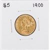 Image 1 : 1900 $5 Liberty Head Half Eagle Gold Coin