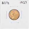 Image 1 : 1927 $2 1/2 Indian Head Quarter Eagle Gold Coin