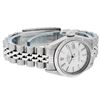 Image 7 : Rolex Ladies Stainless Steel Silver Index Datejust Wristwatch