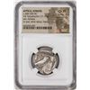 Image 1 : c.440-404 BC Attica Athens AR Tetradrachm Athena Owl Ancient Coin NGC Ch VF